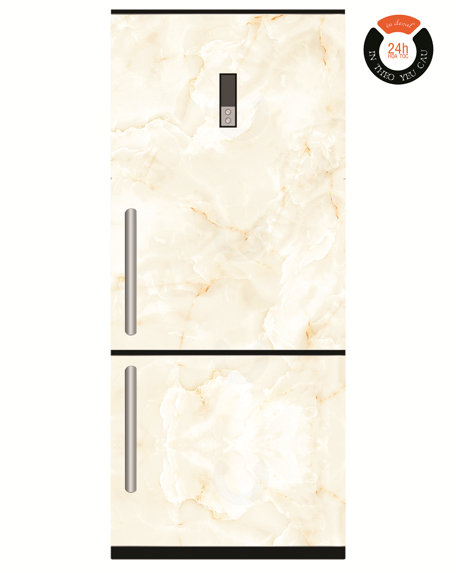 [HCM]Decal Dán Tủ Lạnh VÂN VÀNG SANG TRỌNG