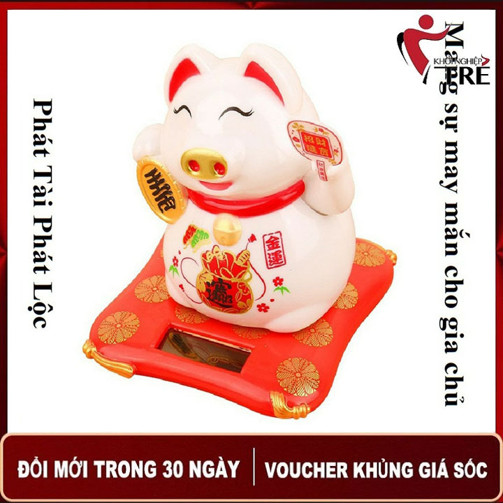 Heo Tài Lộc Vẫy Tay Chào Mặt Trời