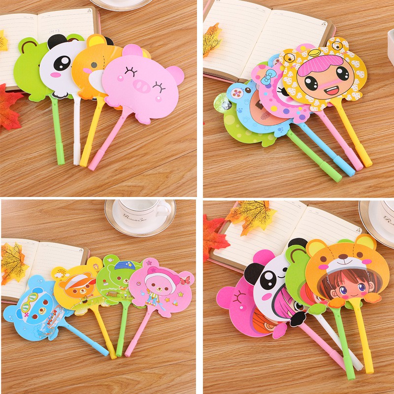 Bút bi nước hình quạt cute - quà tặng học sinh
