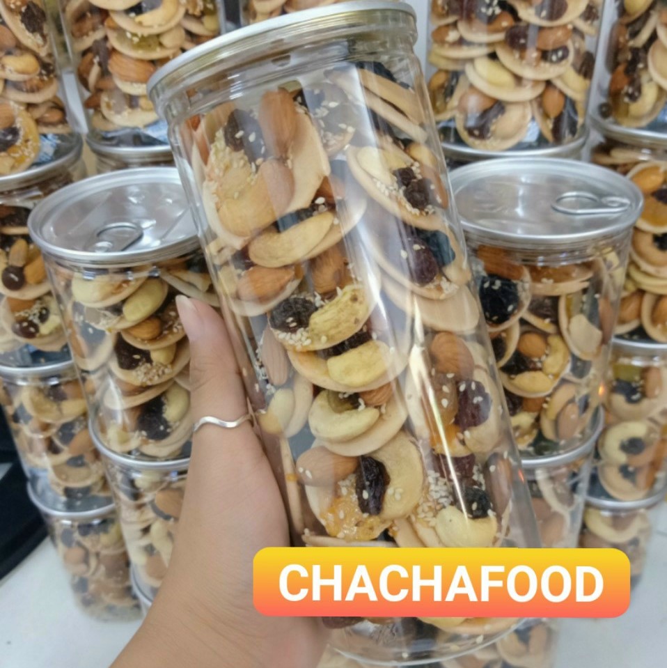 Bánh đồng tiền hạt điều - Lon bự 450gr