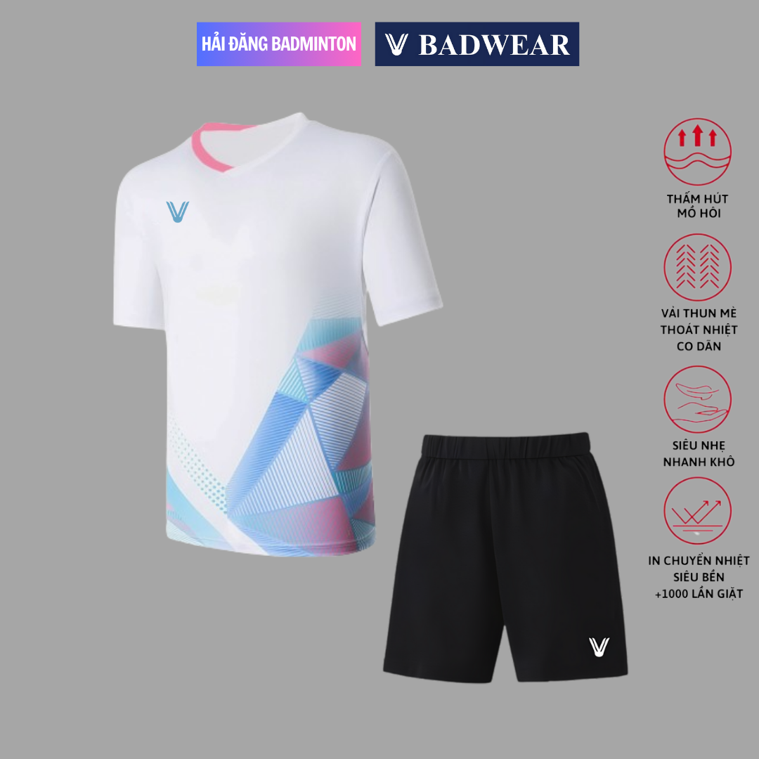 Badminton Shirts, Badminton Pants, Professional Badminton Sets for Men and Women, Breathable Fabric Vb836