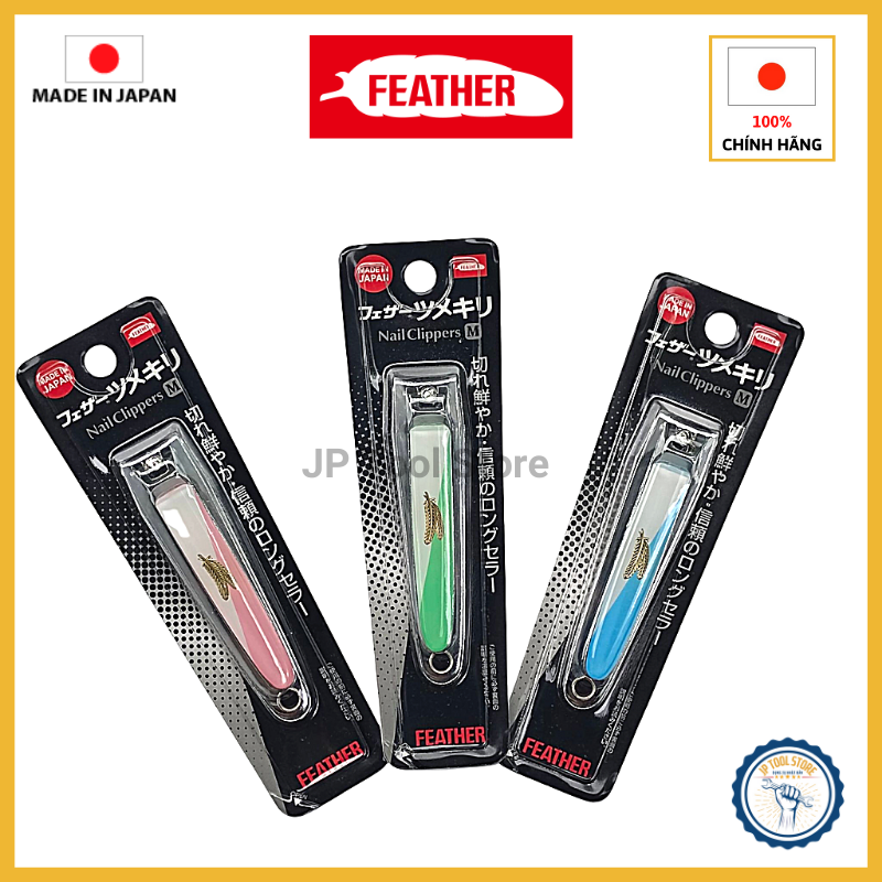Kềm bấm móng tay chân cao cấp feather fg-m nhật bản