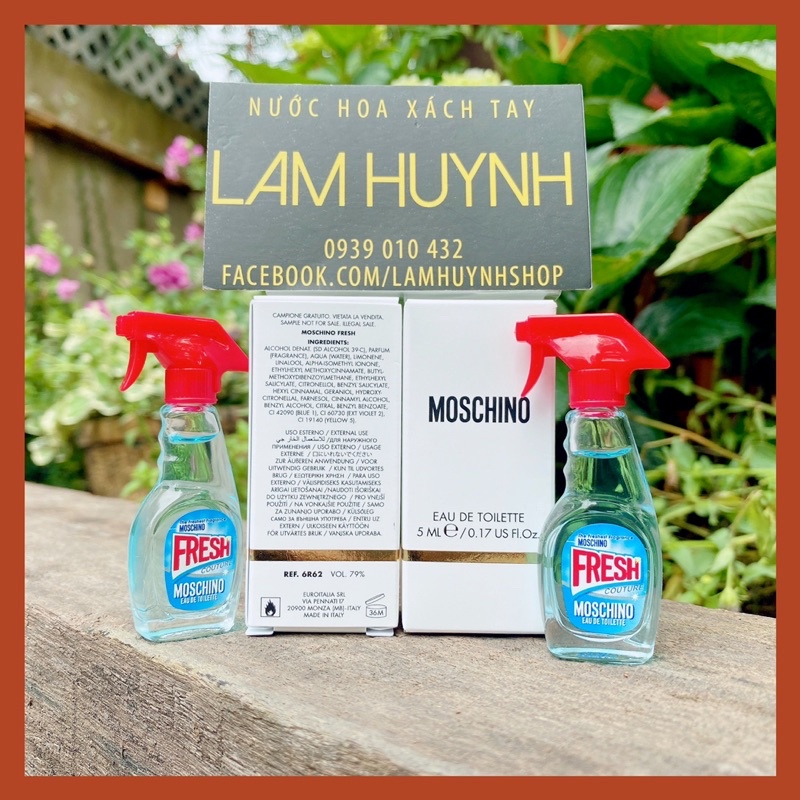 Nước hoa mini moschino fresh couture edt 5ml