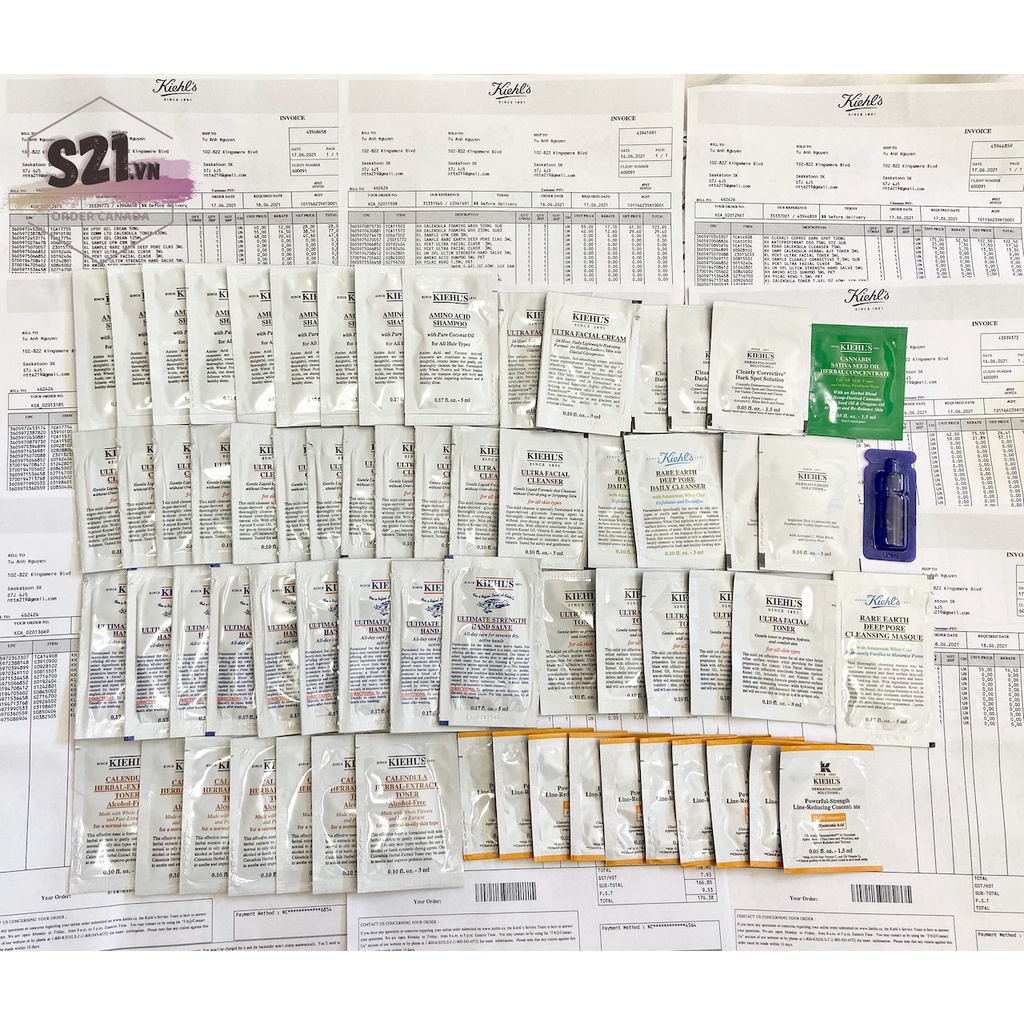 Sample Kiehl's Các Loại