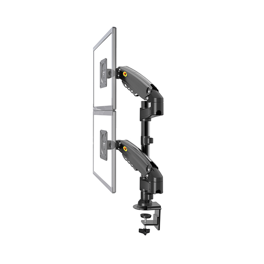 Giá treo hai màn hình nb h160 17 - 27 inch - giá treo 2 màn hình new 2022-2023