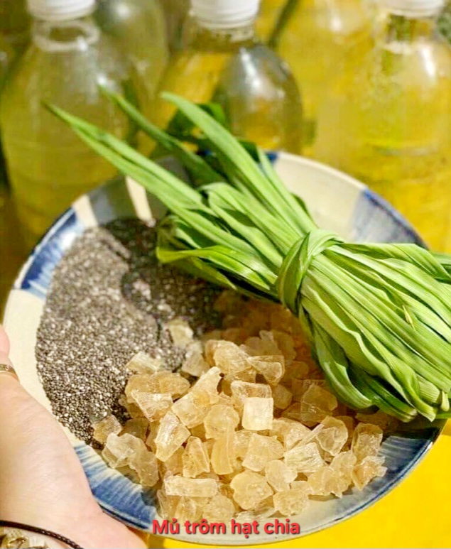 Set mủ trôm hạt chia đường phèn túi zip 500g