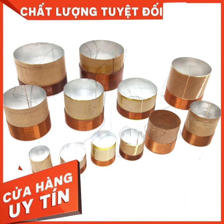 Coil loa - côn loa bass 38.5mm 4 lớp dây đồng: Giá 1 chiếc