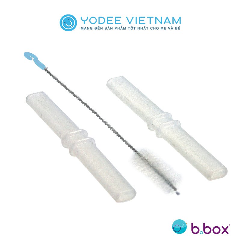 B.box Bộ ống hút thay thế và dụng cụ vệ sinh tiện dụng cho bộ chén và ống hút đa năng