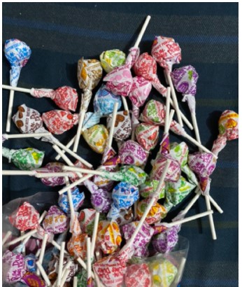 Kẹo mút hoa quả Dum - Dums - Mỹ