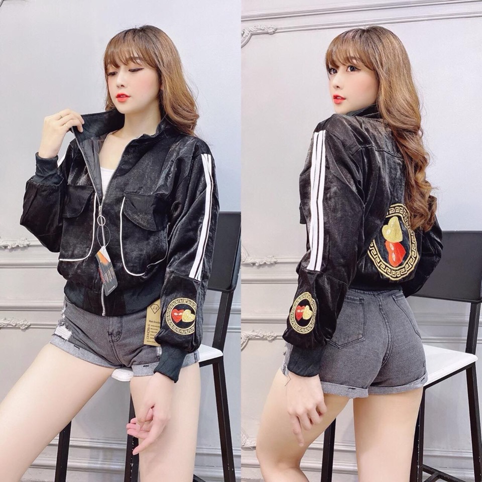 [HCM]Áo Khoác Phi Xà Cừ Cổ Sơ Mi Đặc Biệt Thêu Độc Đáo