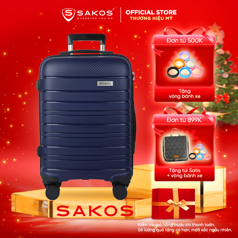  Vali du lịch nhựa STARGO FIBRA size M Ký gửi - Chất liệu PP cao cấp hạn chế va đập Thiết kế trẻ trung năng động 