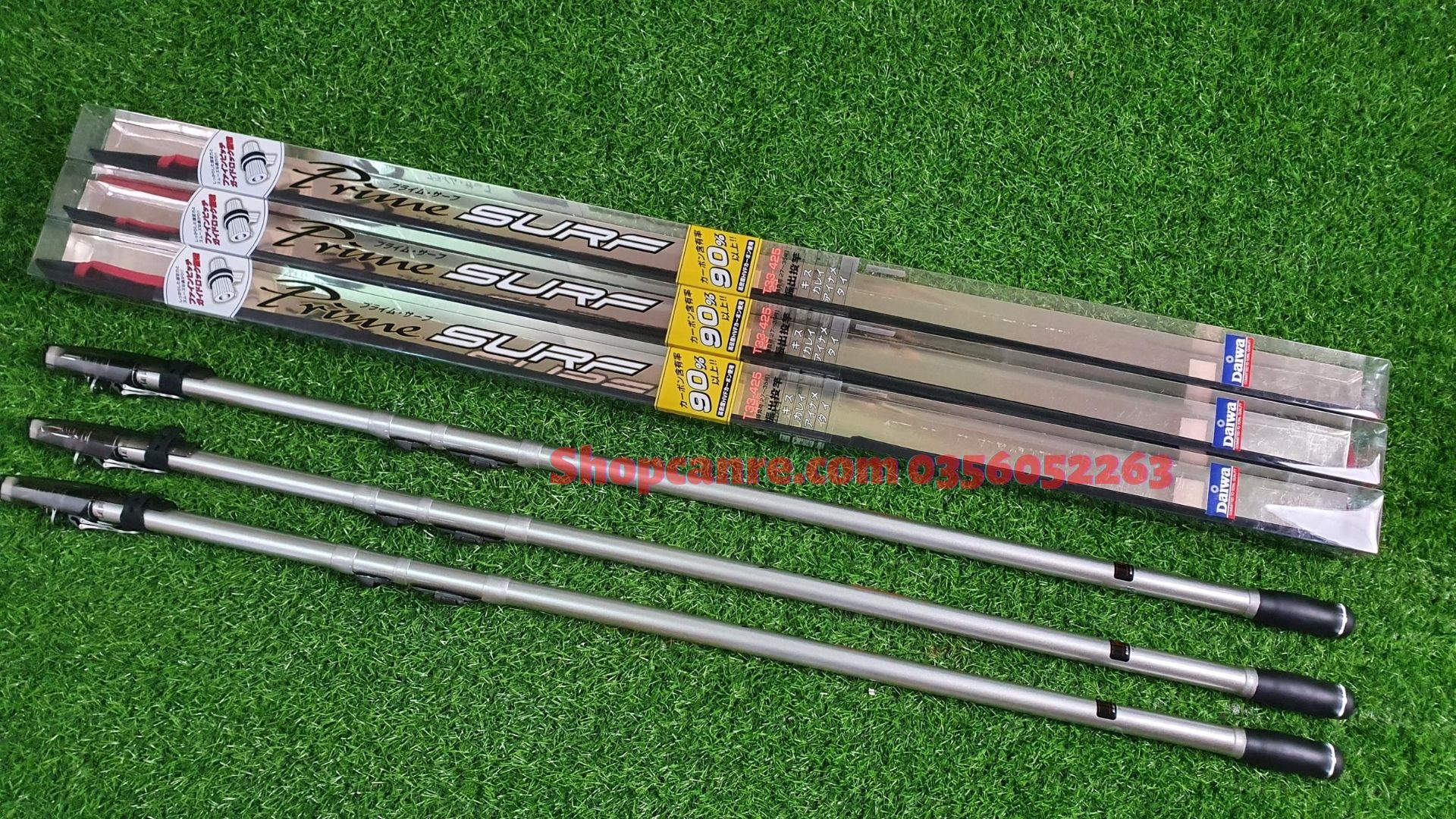 Cần câu lục Daiwa Prime Surf T33-4m25 chữ đỏ chính hãng