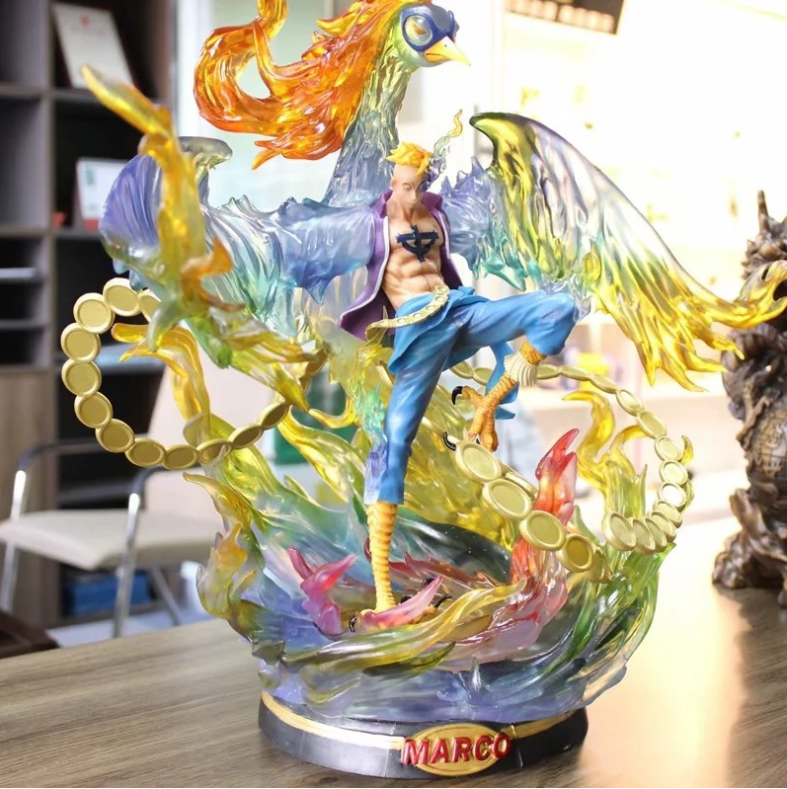Mua Mô hình One Piece Mô hình Figure Marco Phượng Hoàng màu rất là sắc nét màu xanh cánh lửa đẹp tại Phú Cường RC #38 Mua Mô hình One Piece Mô hình Figure Marco Phượng Hoàng màu rất là sắc nét màu xanh cánh lửa đẹp tại Phú Cường RC
