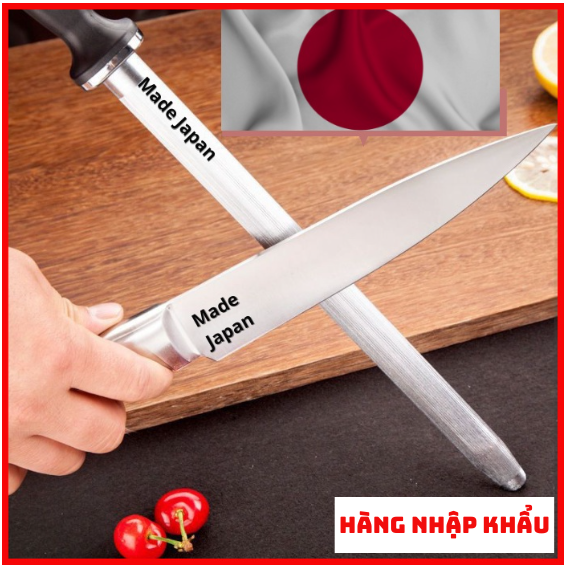 Dụng cụ liếc mài dao kéo NHật BẢN chính hãng bằng thép cacbon siêu cứng