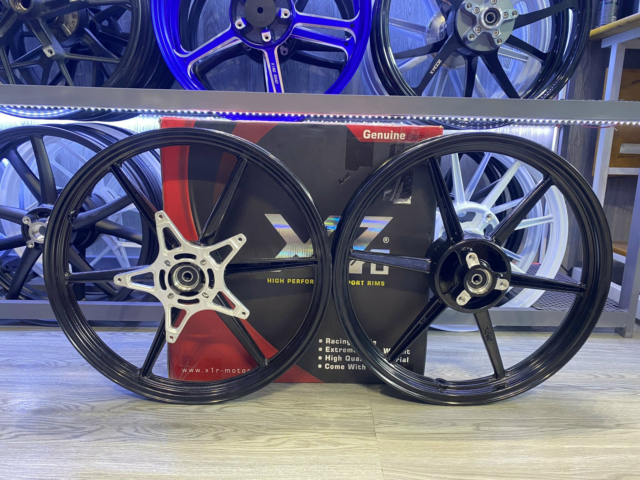 Mâm 6 cây X1r cho satria/raider