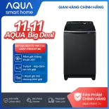 Máy giặt cửa trên Aqua 12KG AQW-FR120HT.BK - Miễn phí vận chuyển toàn quốc - Hỗ trợ lắp đặt