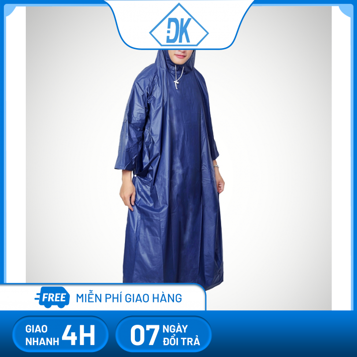 Áo mưa nhựa cánh dơi chống thấm cao cấp size lớn giúp che kín người Đăng Khoa 79 - Ao mua