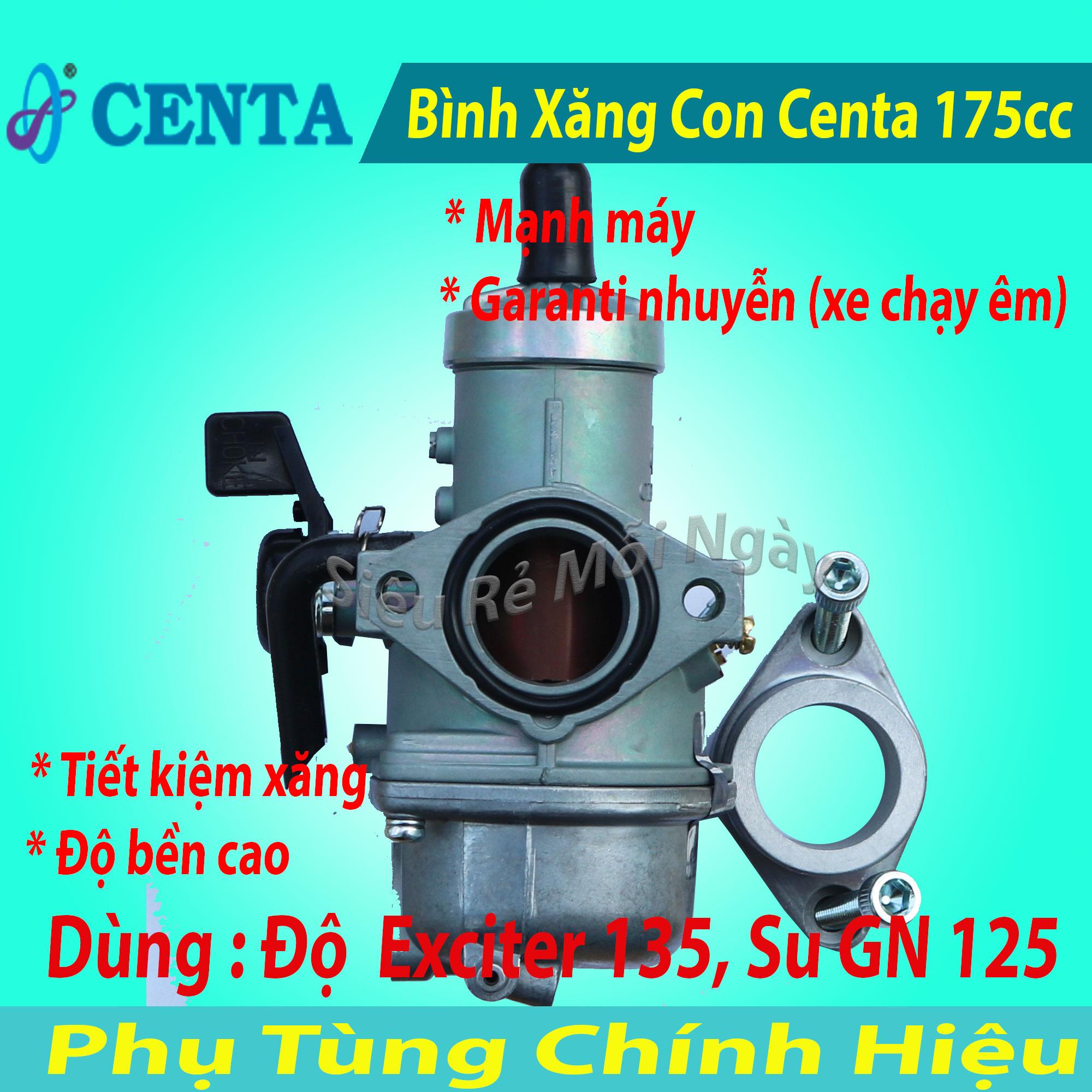 [HCM]Bình Xăng Con Centa 175 Độ Exciter 135 Su GN 125