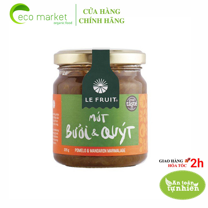 Mứt trái cây mứt bưởi và quýt Le Fruit