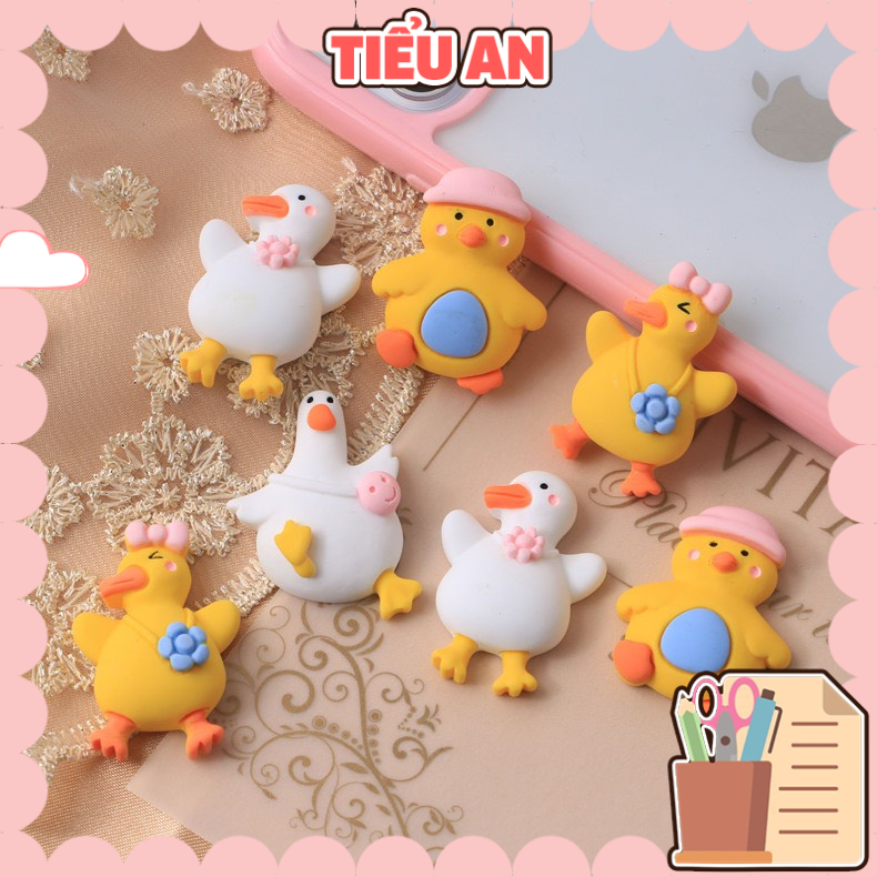 Charm slime/ Dụng Cụ Charm Trang Trí Hình Chú Vịt Đáng Yêu
