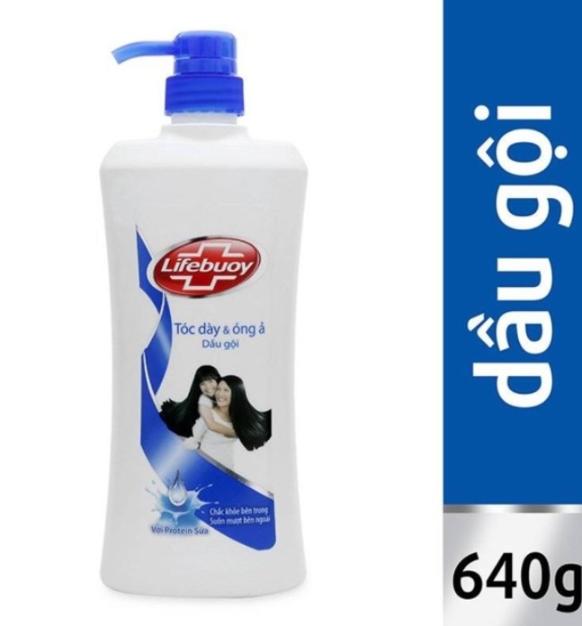 Dầu gội Lifebuoy chai xanh 640g