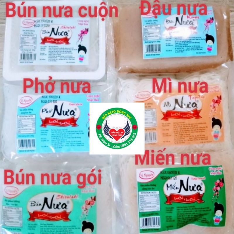 (240GAM) 1 BÚN- 1 MIẾN-1 PHỞ- 1 MÌ- 1 ĐẬU NƯA ĂN KIÊNG KETO DAS LOWCARB