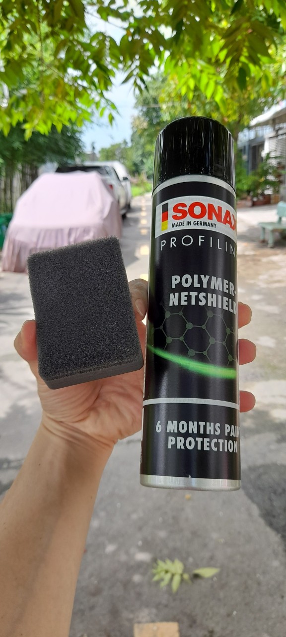 Combo nano polymer phủ bóng sơn Sonax (Có mút phủ)
