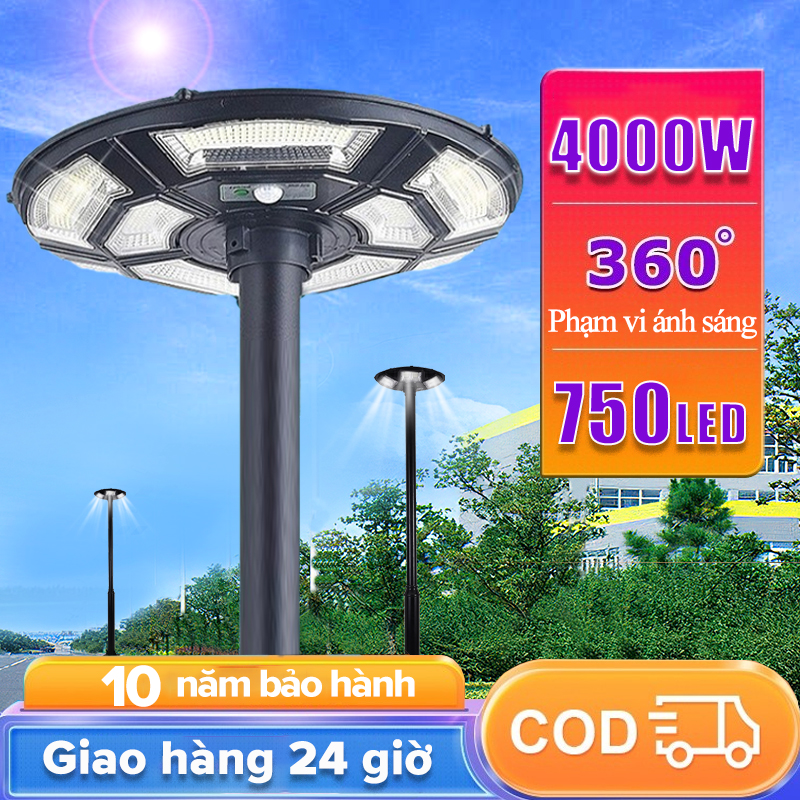 OutLight Đèn Năng Lượng Mặt Trời UFO Chống nước IP67 Remote Thông Minh Góc Đèn 180 Độ 5000W/4000W/2000W/1000W