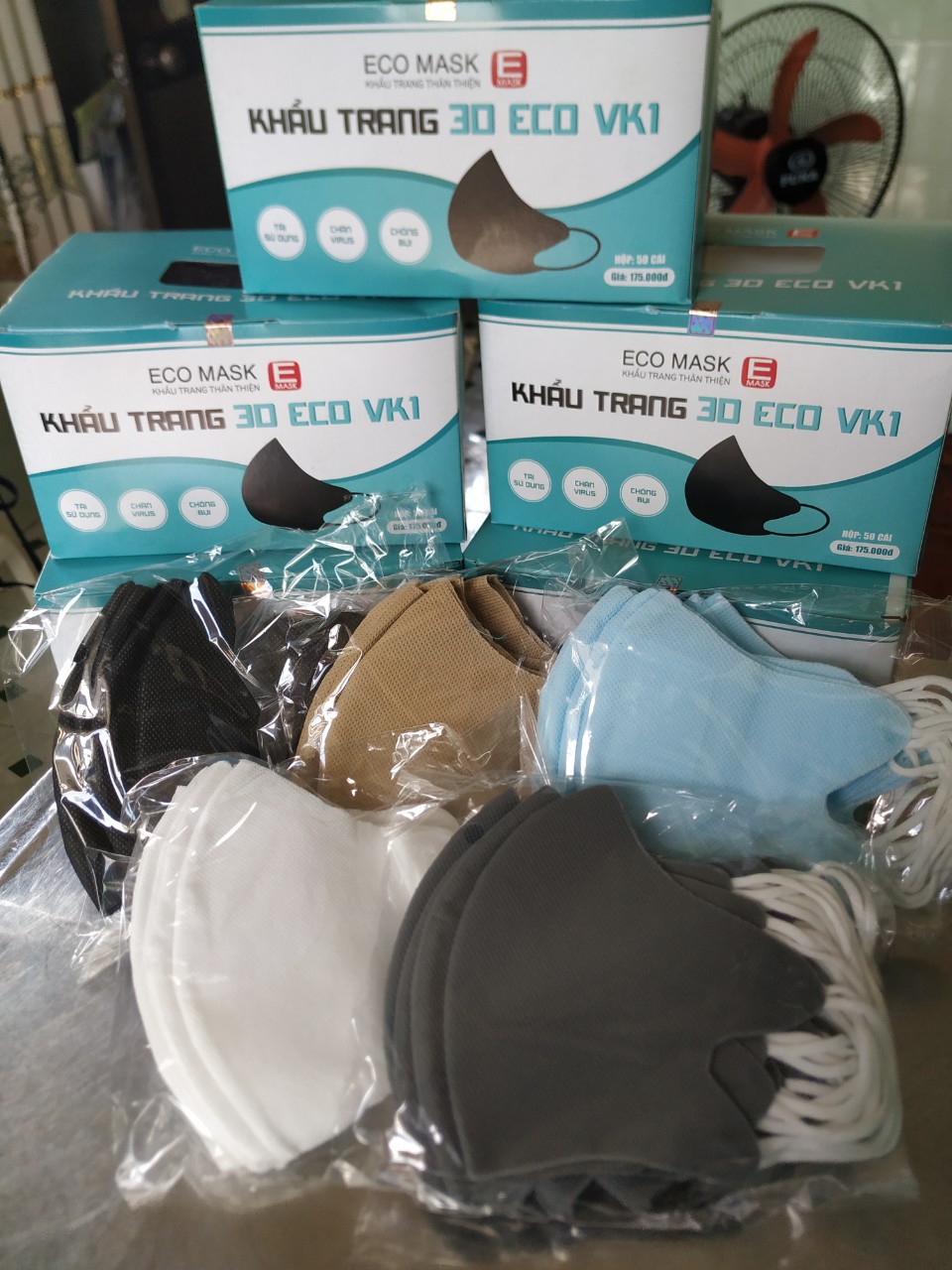 Khẩu trang 3d eco vk1