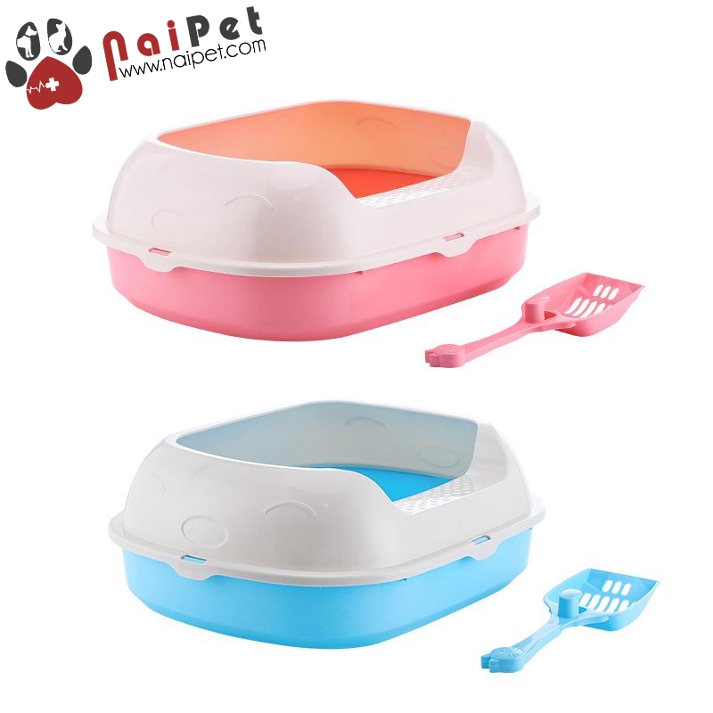 Chậu Đi Vệ Sinh Chậu Đựng Cát Hộp Đựng Cát Cho Mèo CDC012