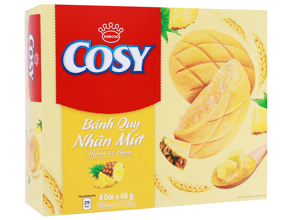Bánh Quy Cosy Nhân Mứt Thơm Hộp 240g