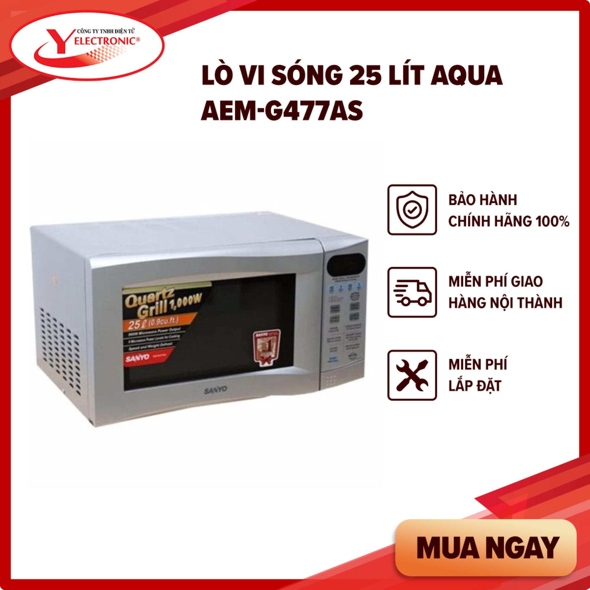Lò vi sóng 25 lít aqua aem-g477as