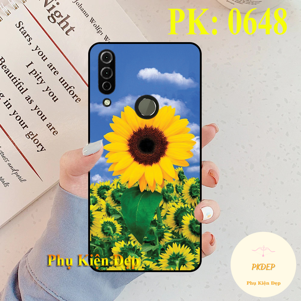[HCM]Ốp lưng Vsmart Joy 3 dẻo đen in hình Hoa Hướng Dương Siêu Đẹp