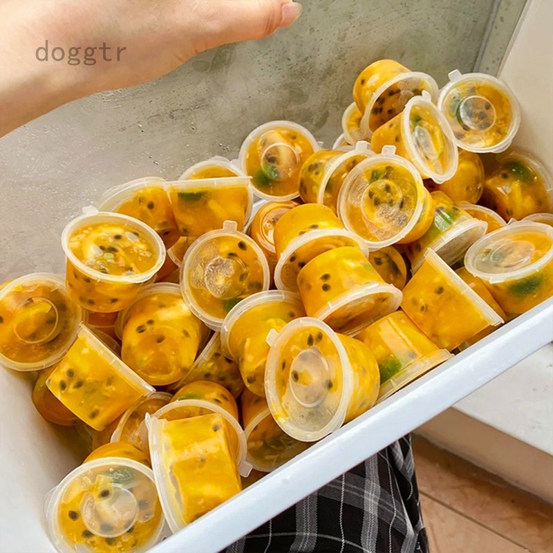 Bộ 50 Hộp Nhựa Trong Suốt Đựng Nước Chấm
