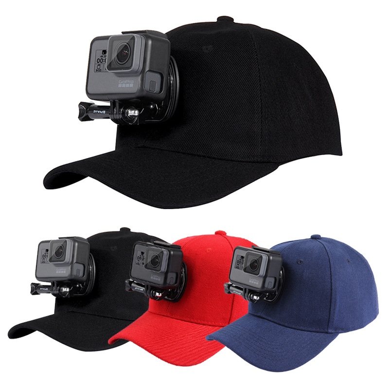 Ready Adjustable Canvas Sun Hat Cap for Gopro Hero 8 7 5 SJCAM SJ7000