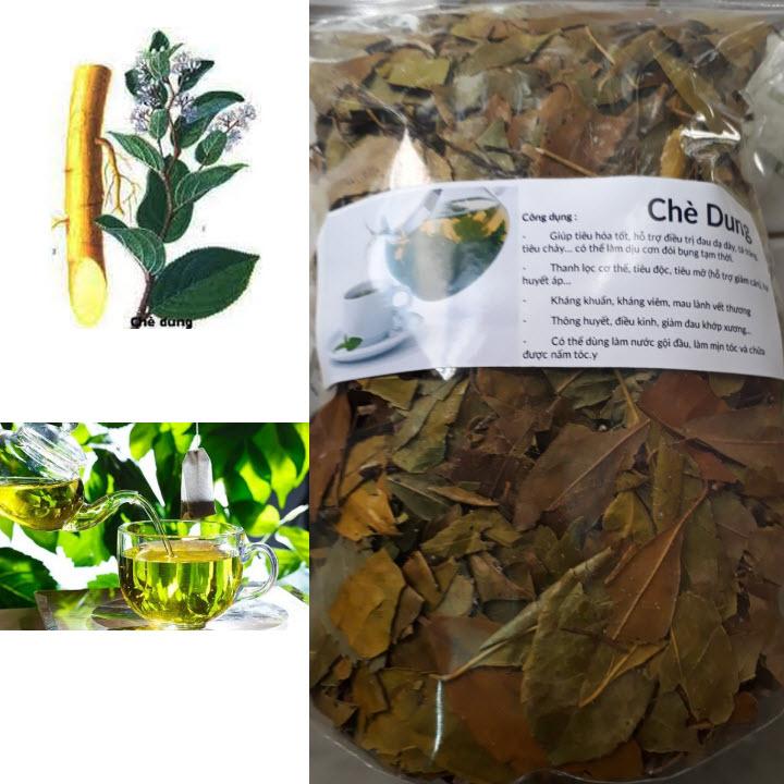 [HCM]Bộ 5 túi Chè lá dung dạng lá nguyên chất phơi khô loại 100gr