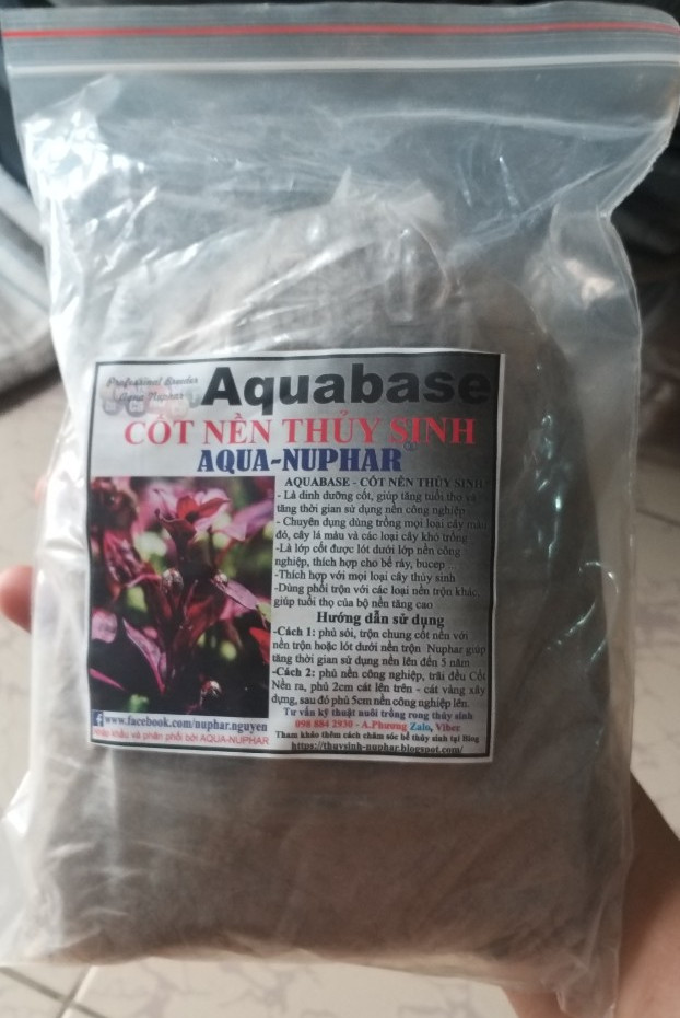 Cốt nền Nuphar Aquabase lót dưới lớp phân nền thủy sinh trọng lượng 1kg