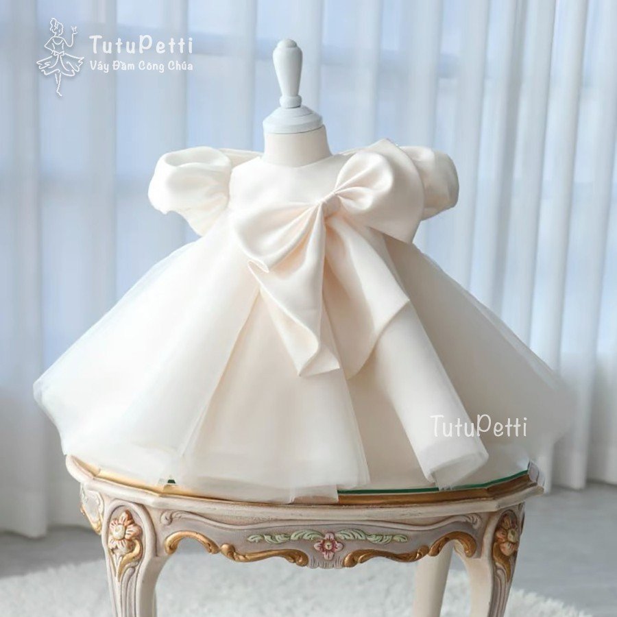 Đầm váy công chúa cho bé gái Tutupetti thiết ké babydoll đáng yêu