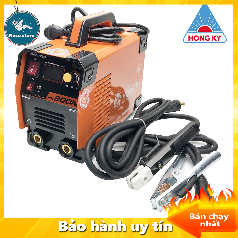 MÁY HÀN ĐIỆN TỬ, MÁY HÀN QUE HK 200N, CÔNG NGHỆ TIẾN TIẾN IGBT - CHỐNG GIẬT- TIẾT KIỆM ĐIỆN- LINH KIỆN NHẬP KHẨU- HÀN SẮT, INOX ĐA NĂNG- BẢO HÀNH UY TÍN 12 THÁNG