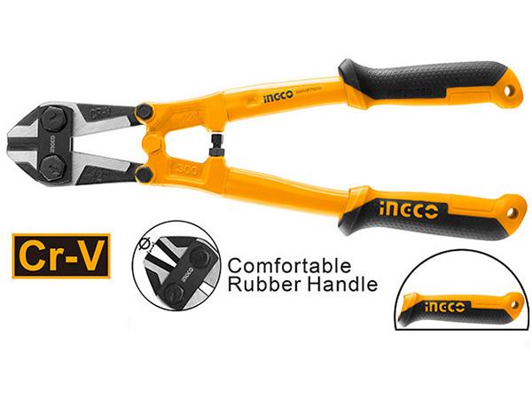 Kìm cắt kim loại INGCO HBC0848, bảo hành 6 tháng, được làm từ chất liệu thép CR-V mạ lớp chrome chất lượng chống gỉ sét, độ cứng cáp cao