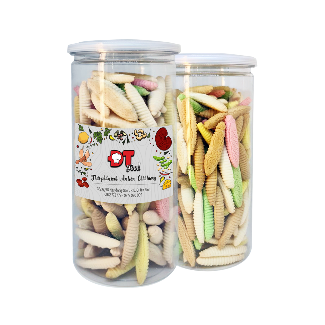 Combo 2 Hộp Bánh Sùng (bánh đuông dừa sữa) DTFood Thơm Ngon Mix Nhiều Vị 300gDTFood Thơm Ngon Mix Nhiều Vị (300g/Hộp)