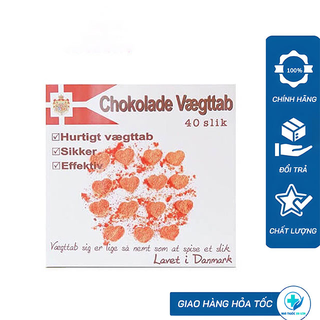 KẸO Socola giảm cân Đan Mạch  (20 viên, 40 viên)[HỘP MÀU TRẮNG]