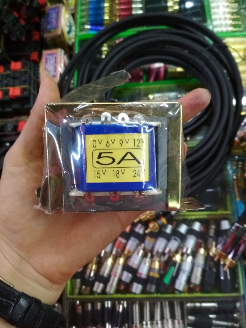 Biến ap 5a nhiều đầu 12v 24v 15v đổi điện