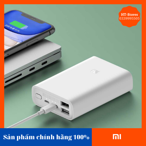 Sạc dự phòng 10000mAh Xiaomi Pocket PB1022ZM sạc nhanh cho iphone và các dòng điện thoại bảo hành 6 thnasg