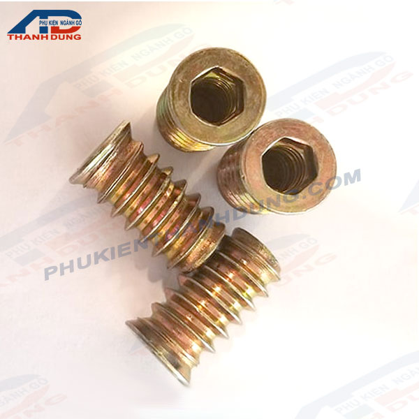 Sò cấy gỗ có vành m6x20