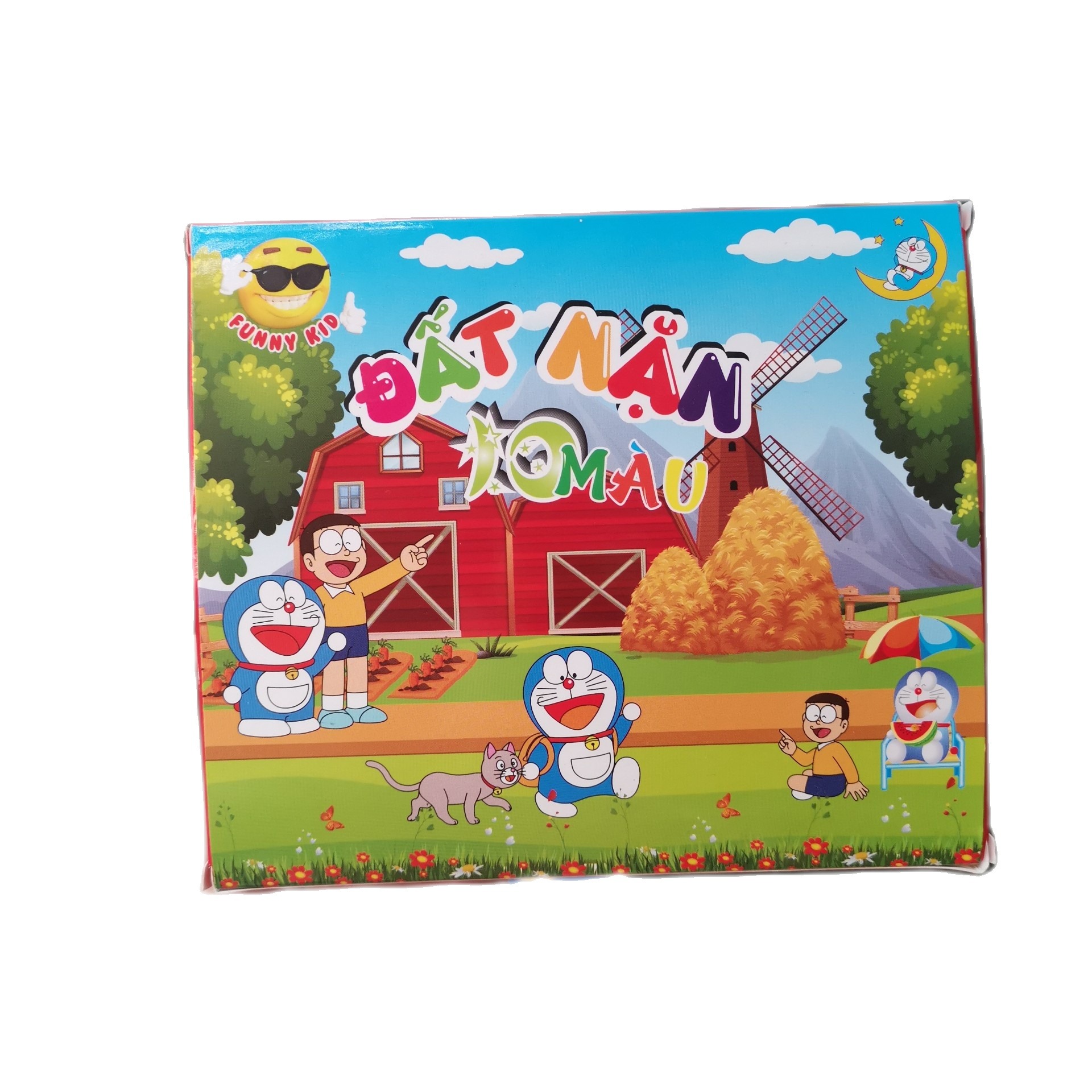 ĐẤT NẶN 10 MÀU FUNNY KID CHO BÉ HỌC VÀ CHƠI ( NHIỀU MÀU)