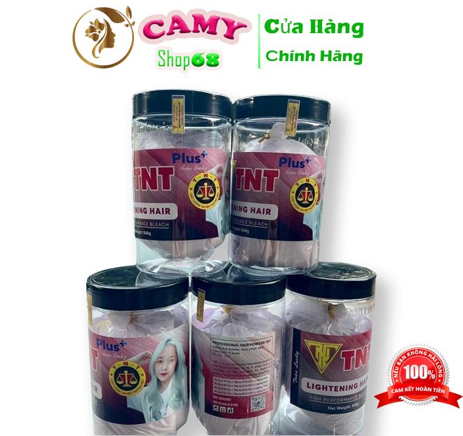 Bột tẩy tóc Kerain TNT plus cao cấp không xót da đầu, không hại tóc, 568g,chính hãng TNT Camy shop68