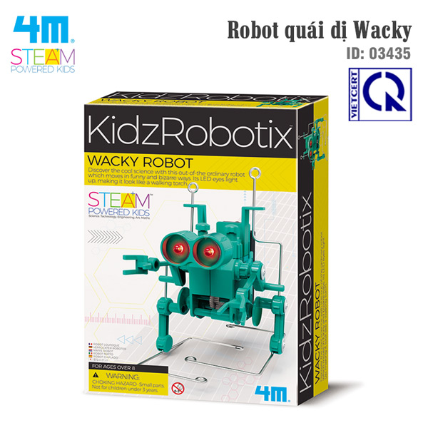 Đồ chơi robot quái dị wacky - 4m 03435