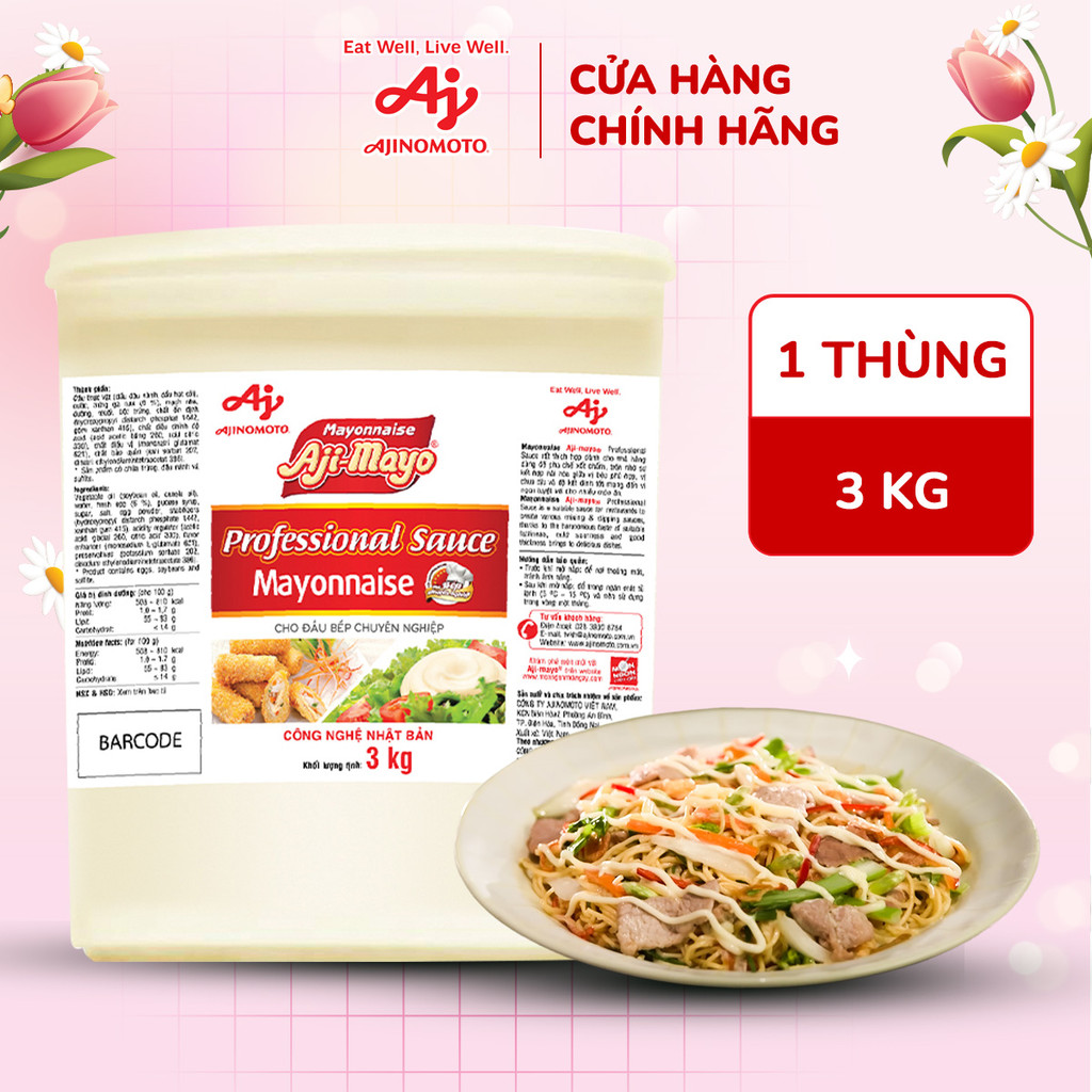 Sốt Mayonnaise của AJI-MAYO - Xô 3kg
