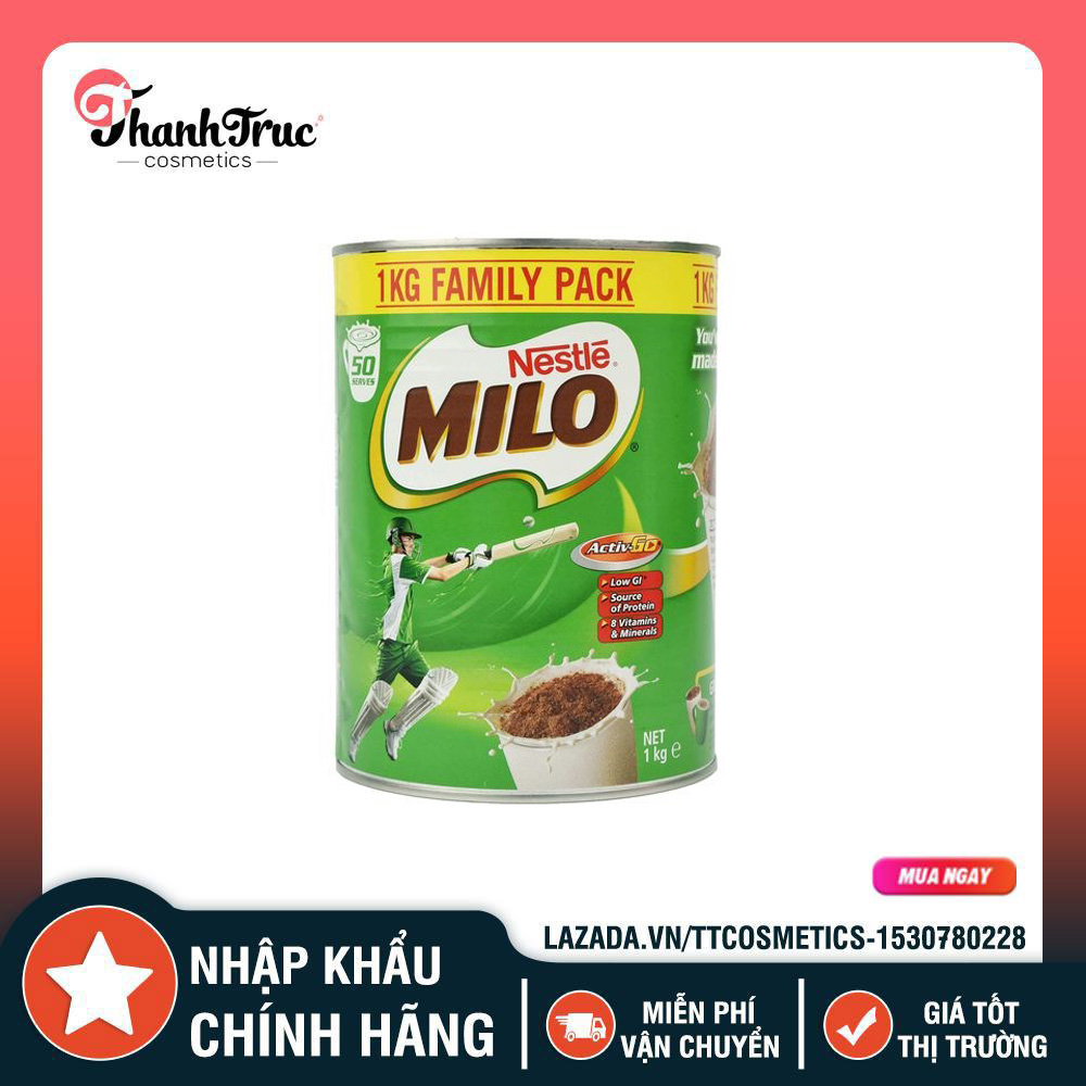 Sữa bột nestle milo 1kg value pack úc 1kg - date 2023